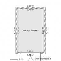 Garage Simple 19.19 M²