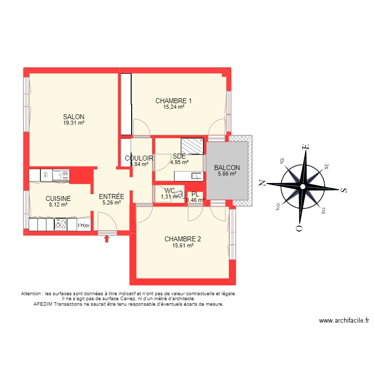 13594. Plan de 0 pièce et 0 m2