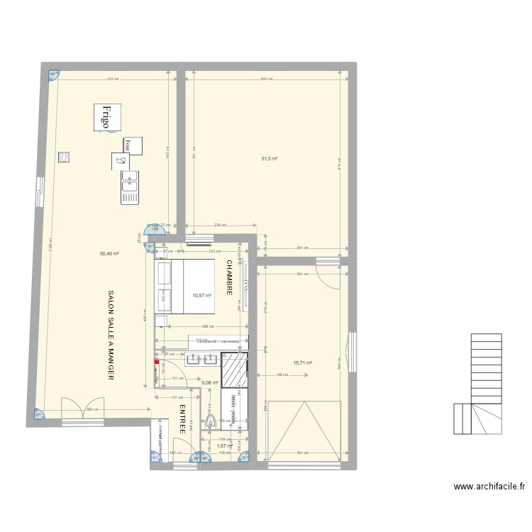 maison L6. Plan de 6 pièces et 120 m2