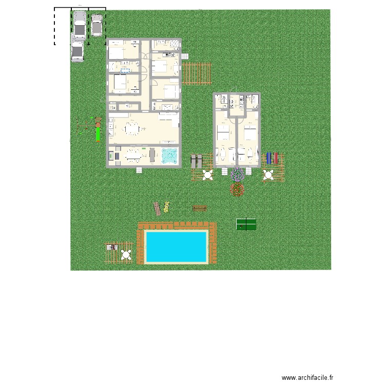 plan maison longueur moo. Plan de 0 pièce et 0 m2
