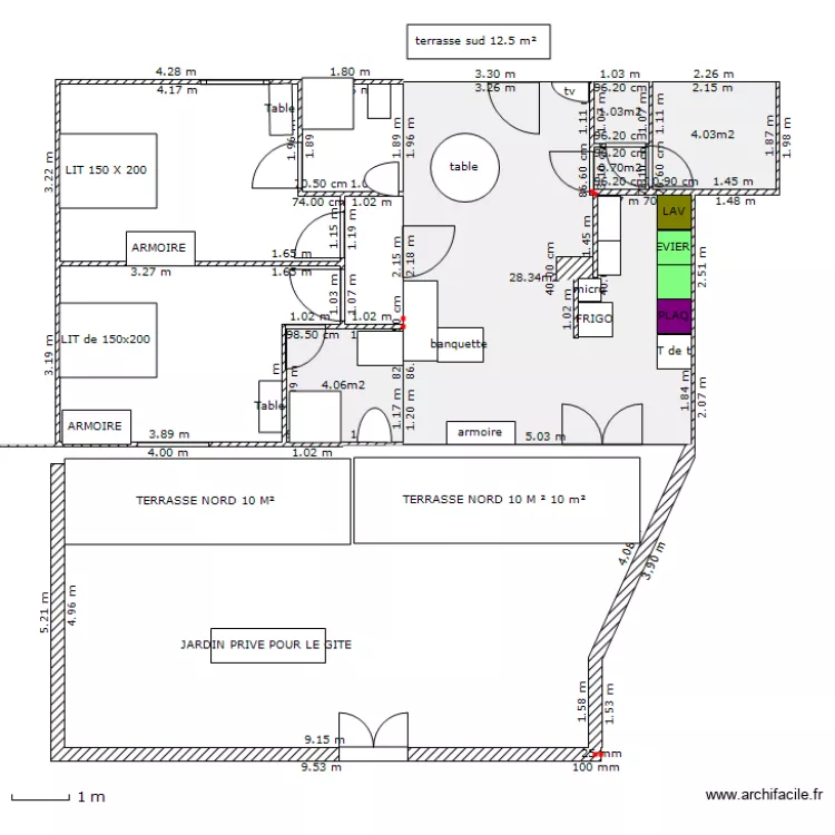 GITE DERNIER. Plan de GITE DERNIER. Plan de