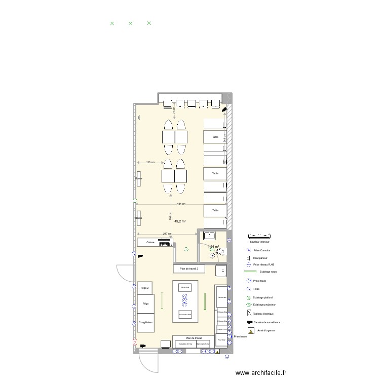 Plan d'aménagement. Plan de 0 pièce et 0 m2