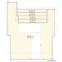 Plan station sechage avec bache