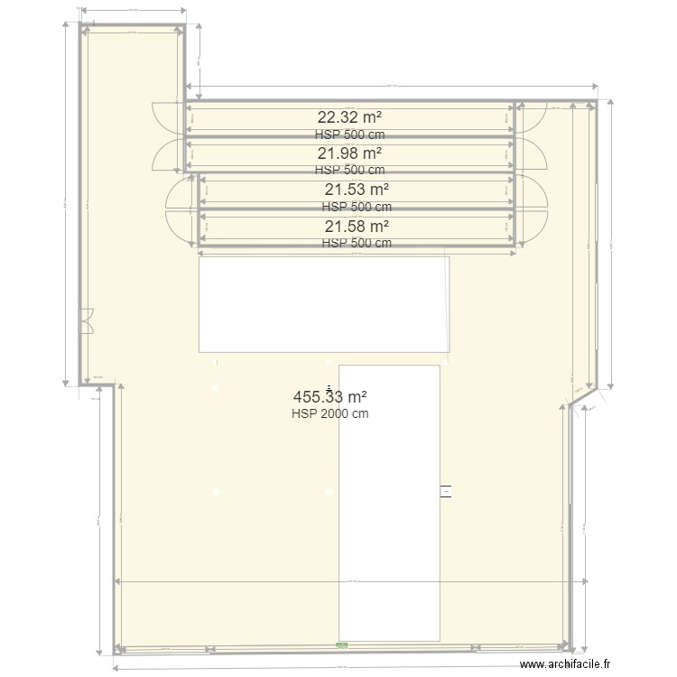 Plan station sechage avec bache. Plan de 0 pièce et 0 m2