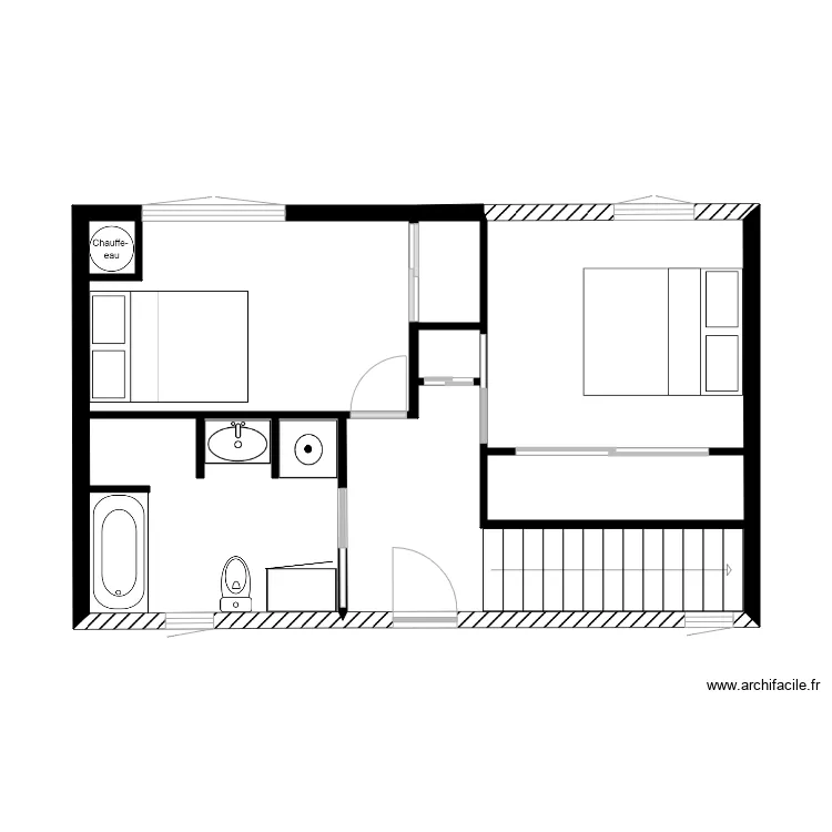 emy sous sol porte tass&eacute;2sc. Plan de 