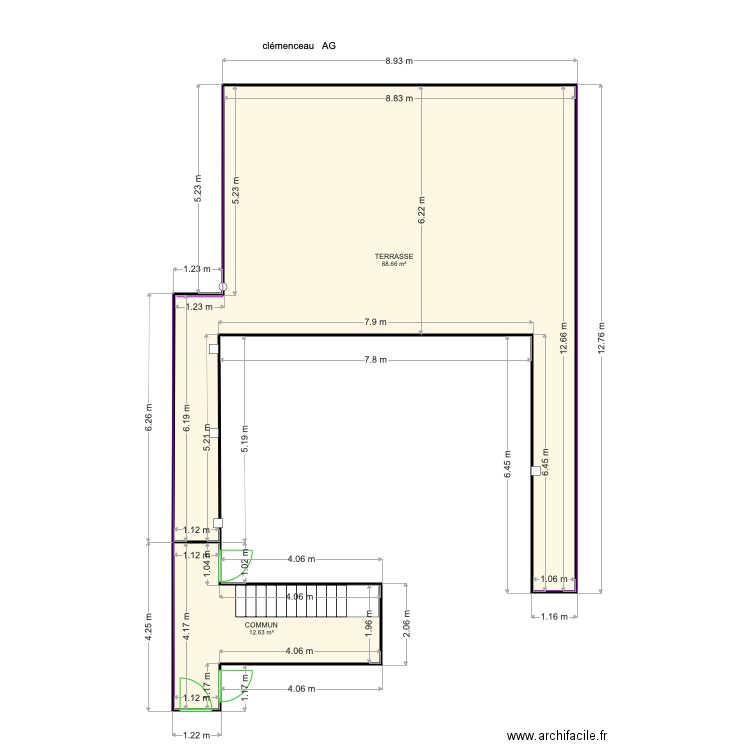 CLEMENCEAU AG. Plan de 0 pièce et 0 m2