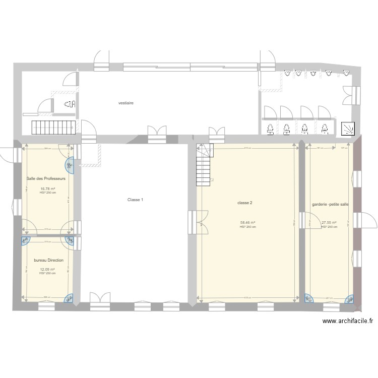 presbytere 2v3. Plan de 0 pièce et 0 m2