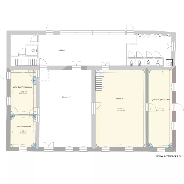 presbytere 2v3. Plan de 