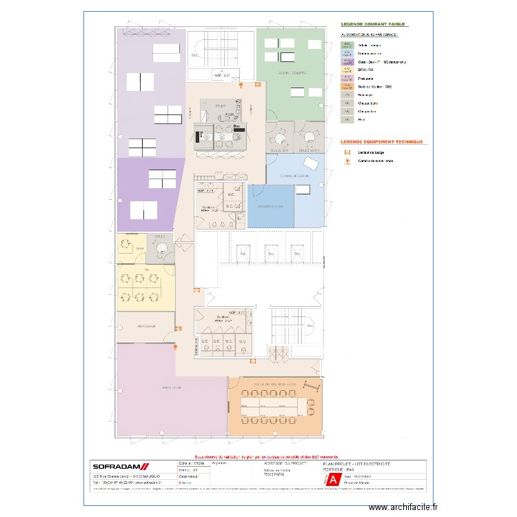 IMPLANTATION DU 4eme - Proposition 2. Plan de 0 pièce et 0 m2