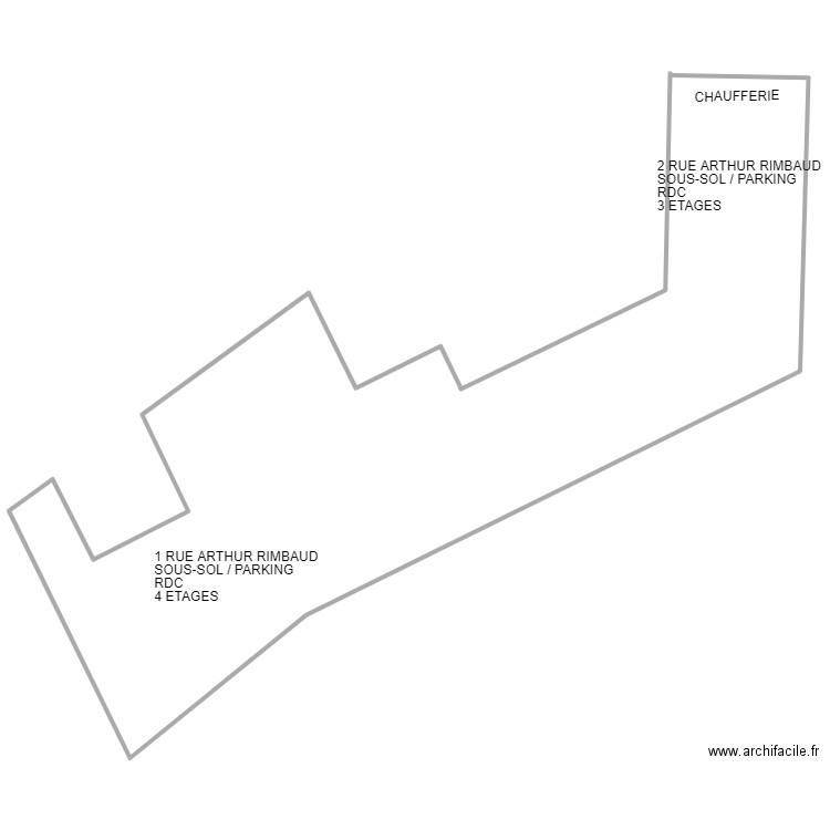 ADEF CHEVILLY  ARTHUR RIMBAUD. Plan de 0 pièce et 0 m2