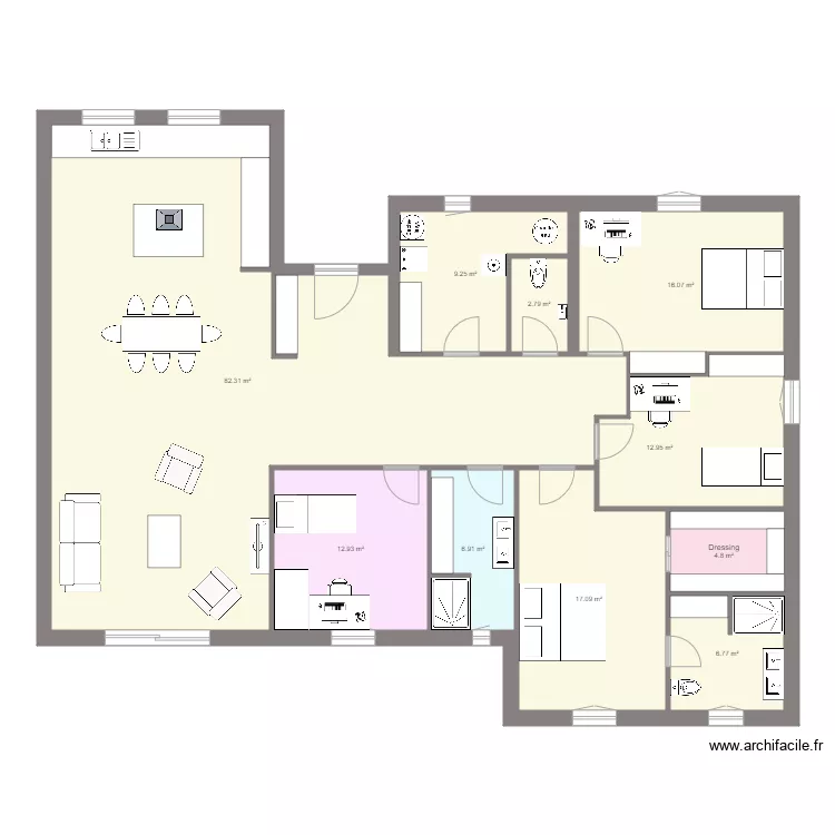 Maison 08 v7. Plan de 