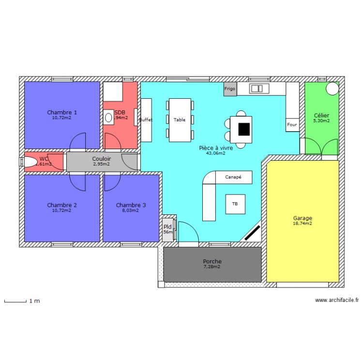 Capucine. Plan de 0 pièce et 0 m2