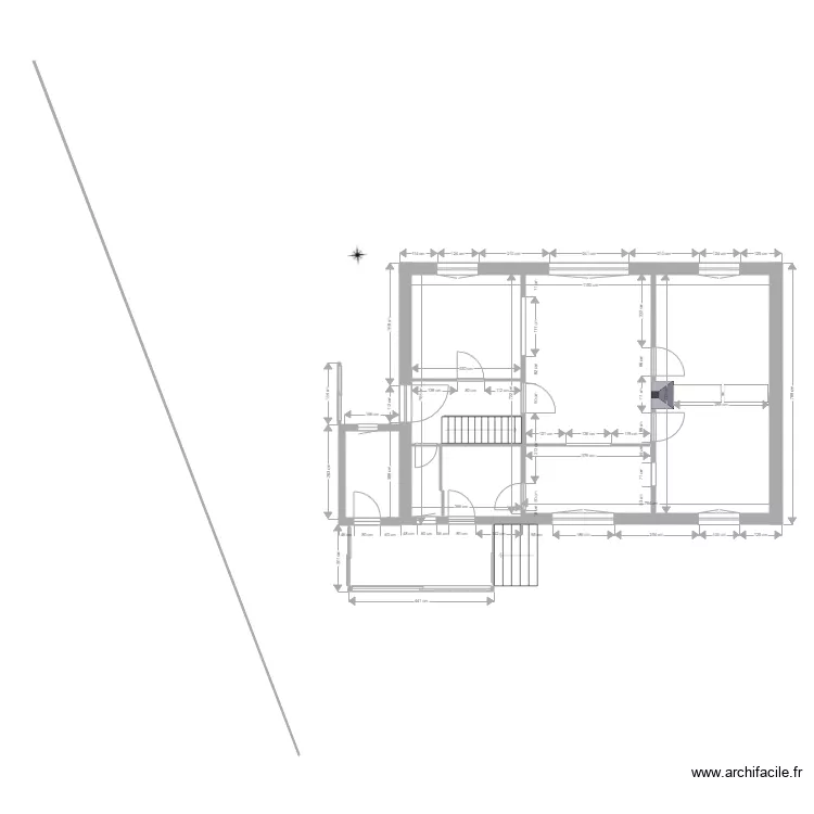 rez de chauss&eacute;e. Plan de 
