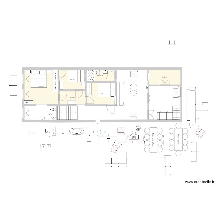 MAISONJAUNEV18. Plan de 0 pièce et 0 m2