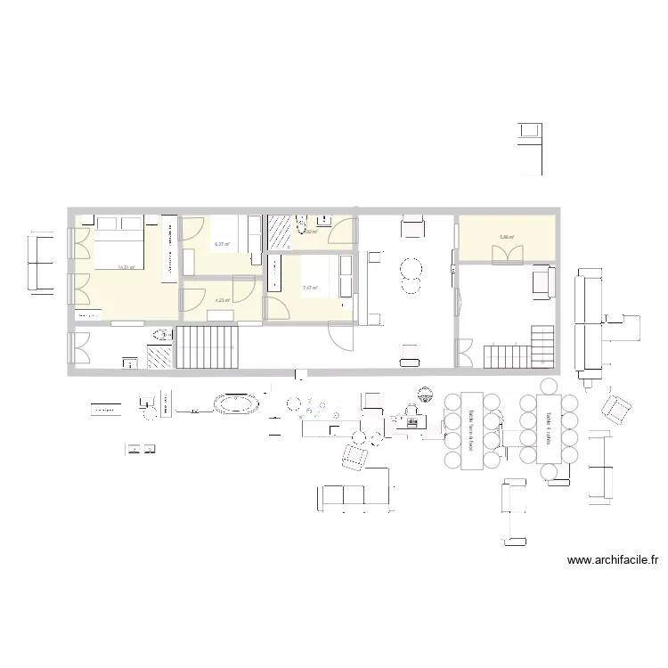 MAISONJAUNEV18. Plan de 