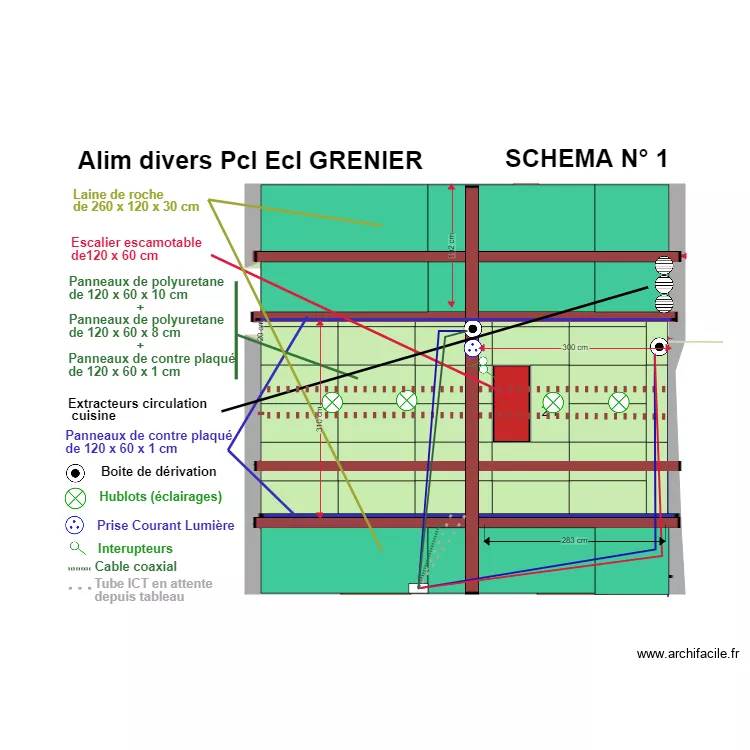 Alim divers Pcl Ecl GRENIER  1. Plan de 