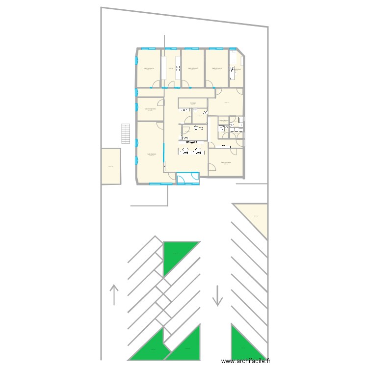 Cabinet4. Plan de 0 pièce et 0 m2