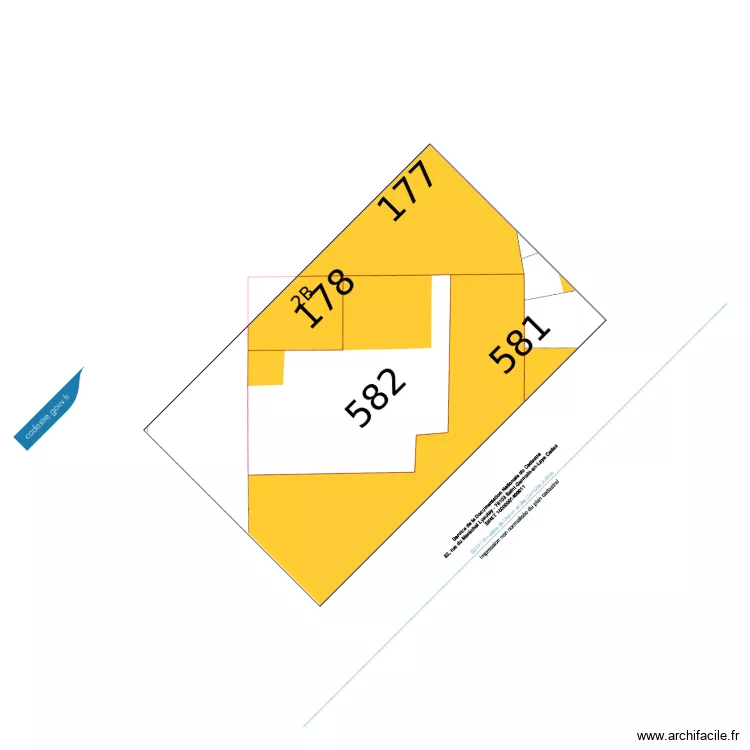BALLARIN BASE CADASTRE. Plan de 