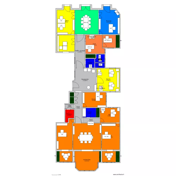 Corsega P3 retouché. Plan de Corsega P3 retouché. Plan de