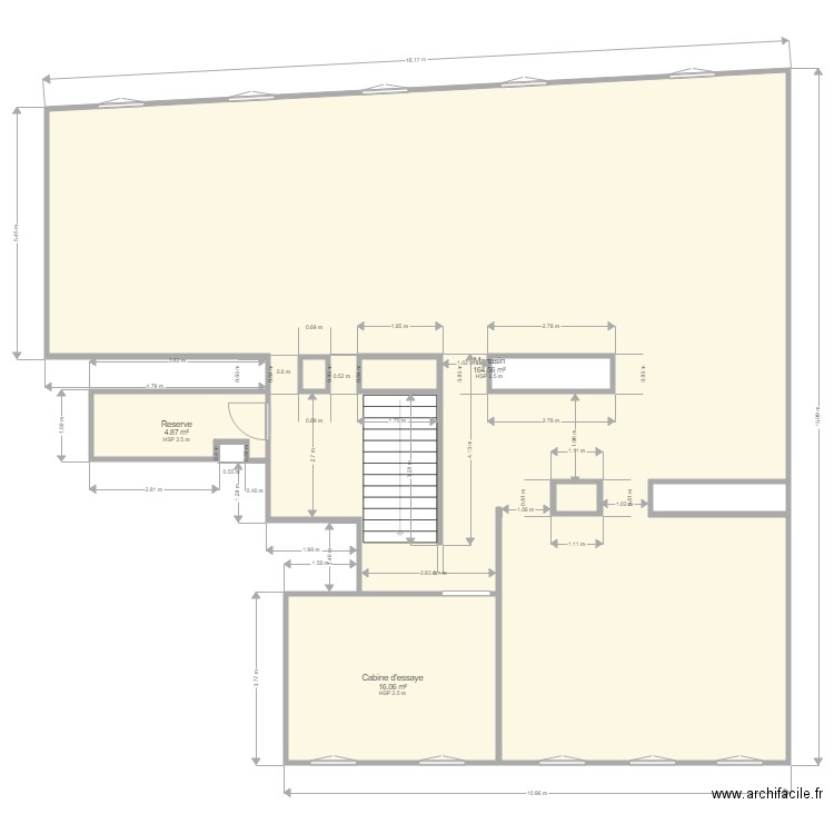 Zadig et Voltaire 1er étage. Plan de 0 pièce et 0 m2