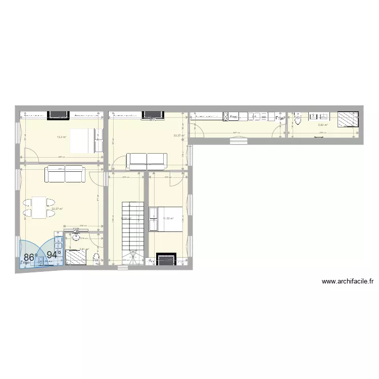 ETAGE 1 NOV 2021. Plan de 