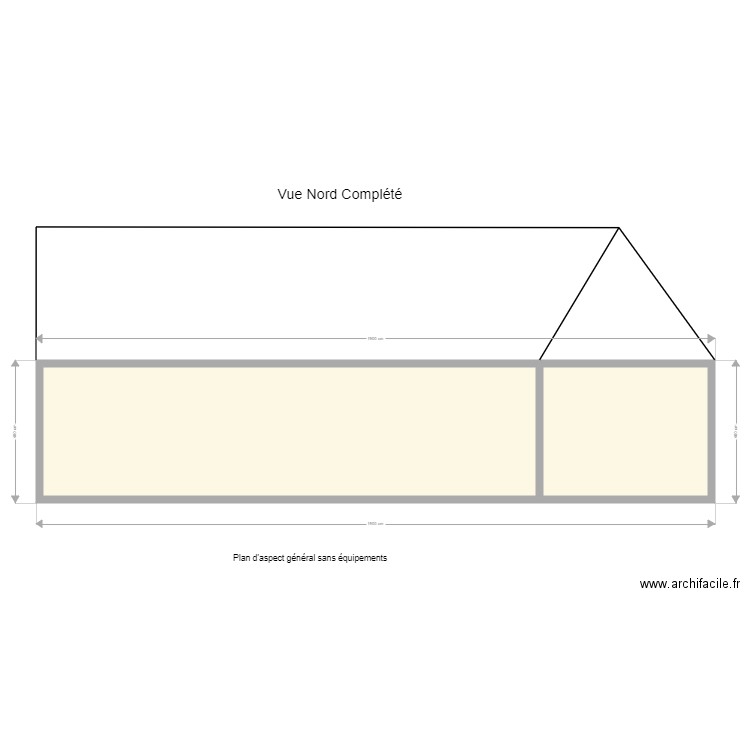 Garage Vue Nord Complète. Plan de 0 pièce et 0 m2