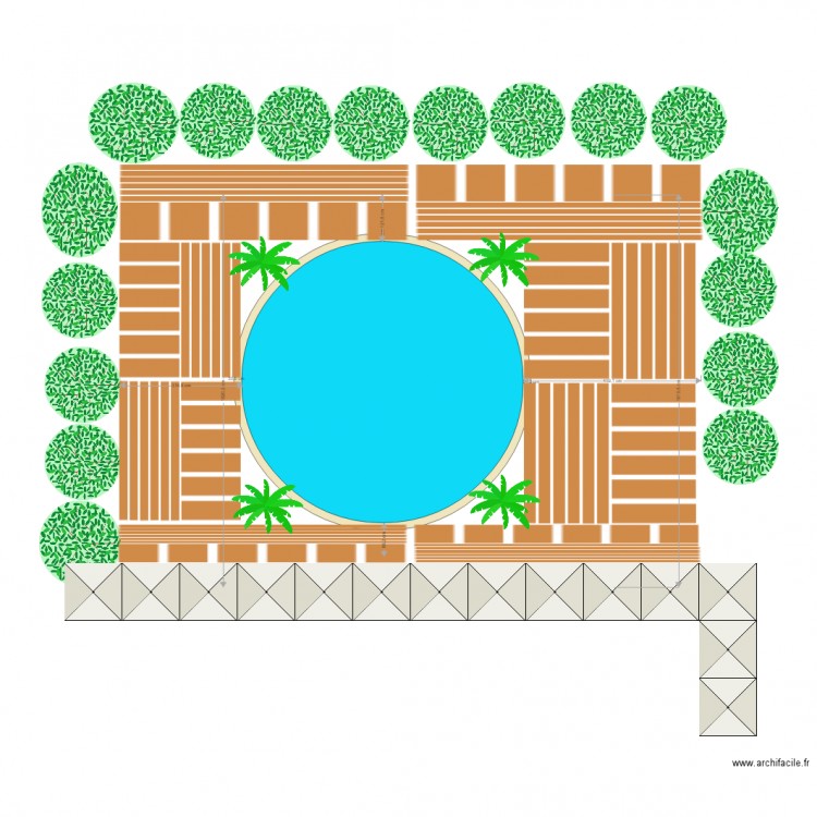 piscine toff. Plan de 0 pièce et 0 m2