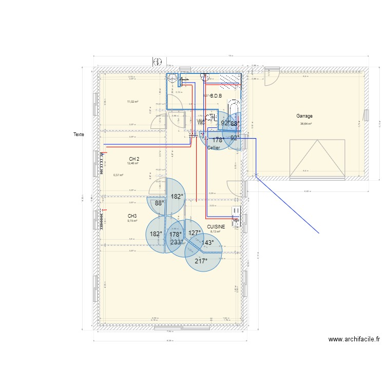 tour du crieu LE BON. Plan de 9 pièces et 139 m2