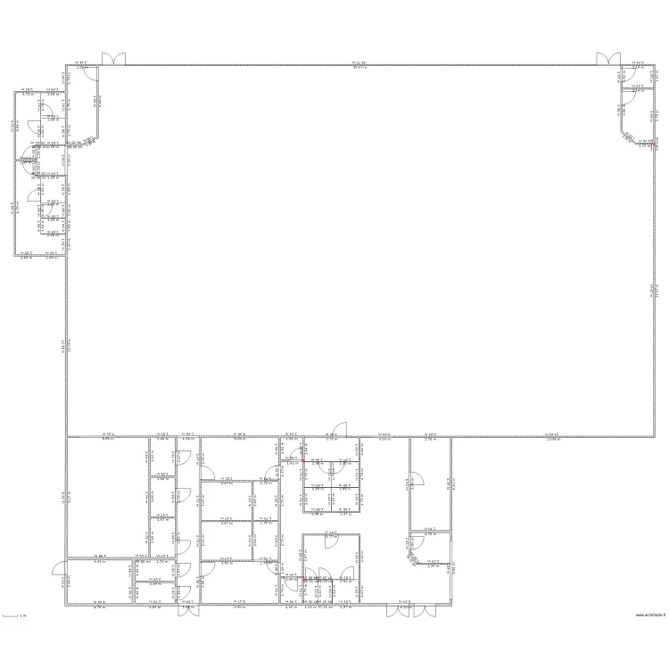 SALLE DU MONT SOLEIL APRES TRAVAUX. Plan de 