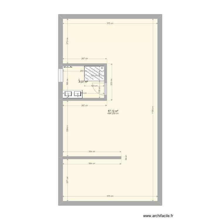 SDB & Maison Ledoux . Plan de 
