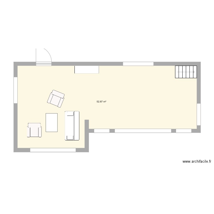 salon. Plan de 0 pièce et 0 m2