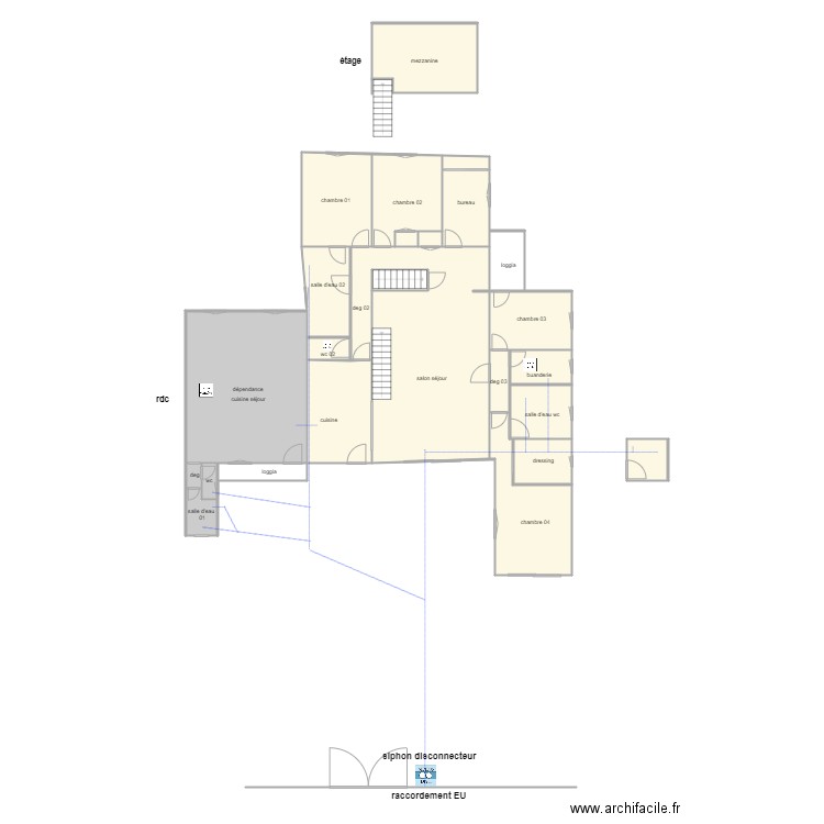 CARRADU ASS 1210. Plan de 25 pièces et 203 m2