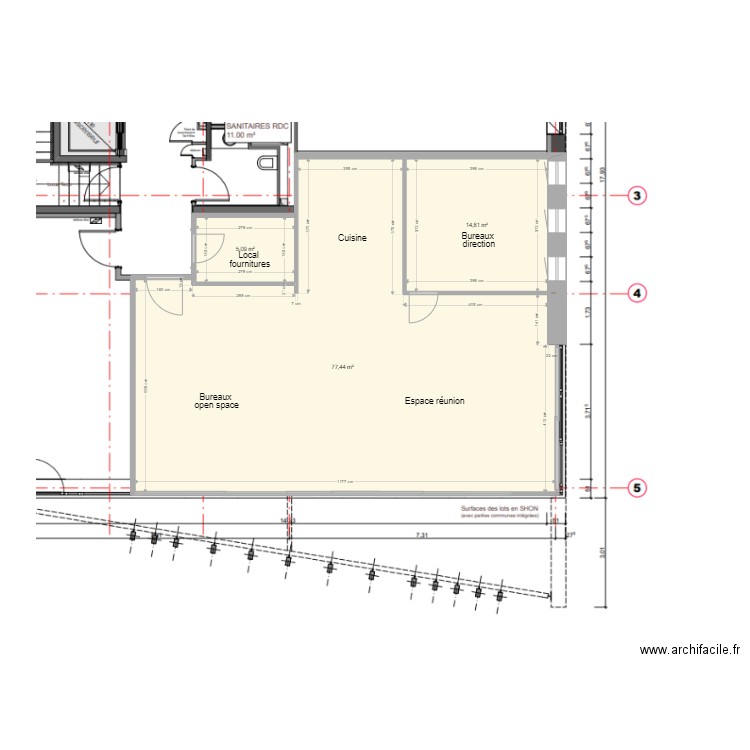 Strasbourg sécurité plan 2D . Plan de 0 pièce et 0 m2