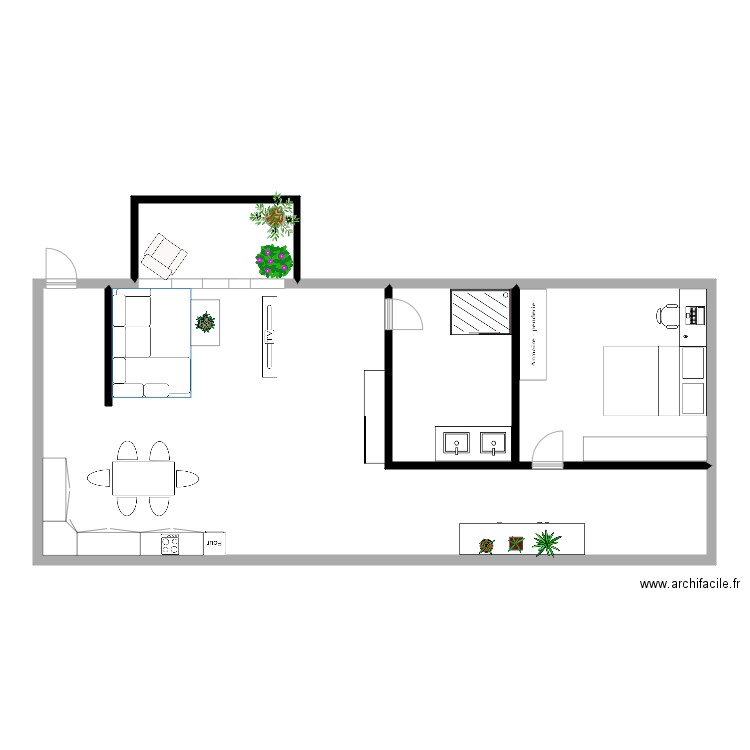 maison yume 3. Plan de 4 pièces et 126 m2