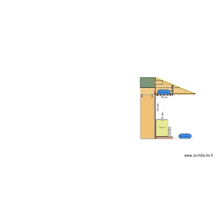 Façade Garage 11. Plan de 0 pièce et 0 m2