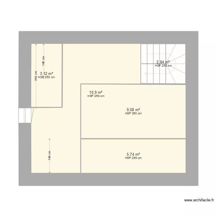 le pauder 2. Plan de 