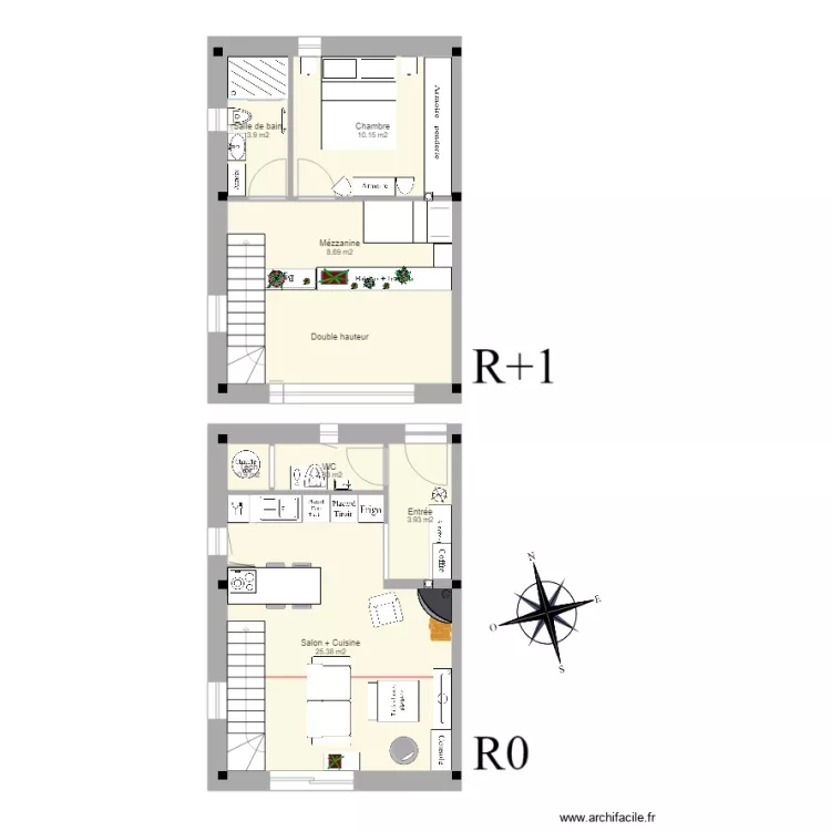 Appart dav et marjo OK. Plan de 