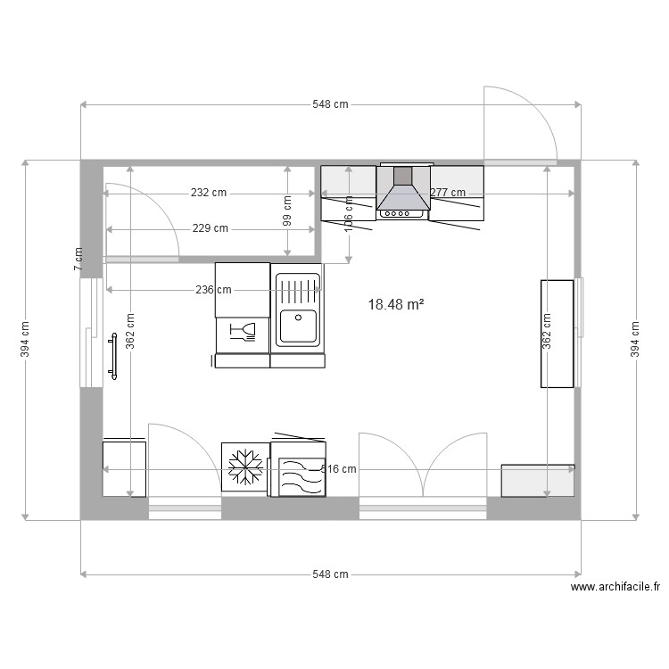 cuisine complete 2018. Plan de 0 pièce et 0 m2