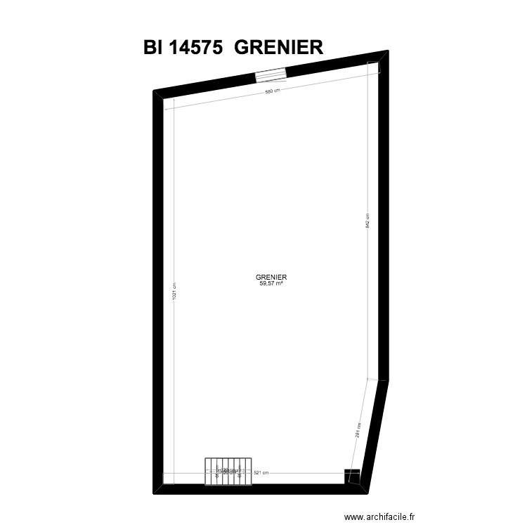 BI 14575.. Plan de 0 pièce et 0 m2