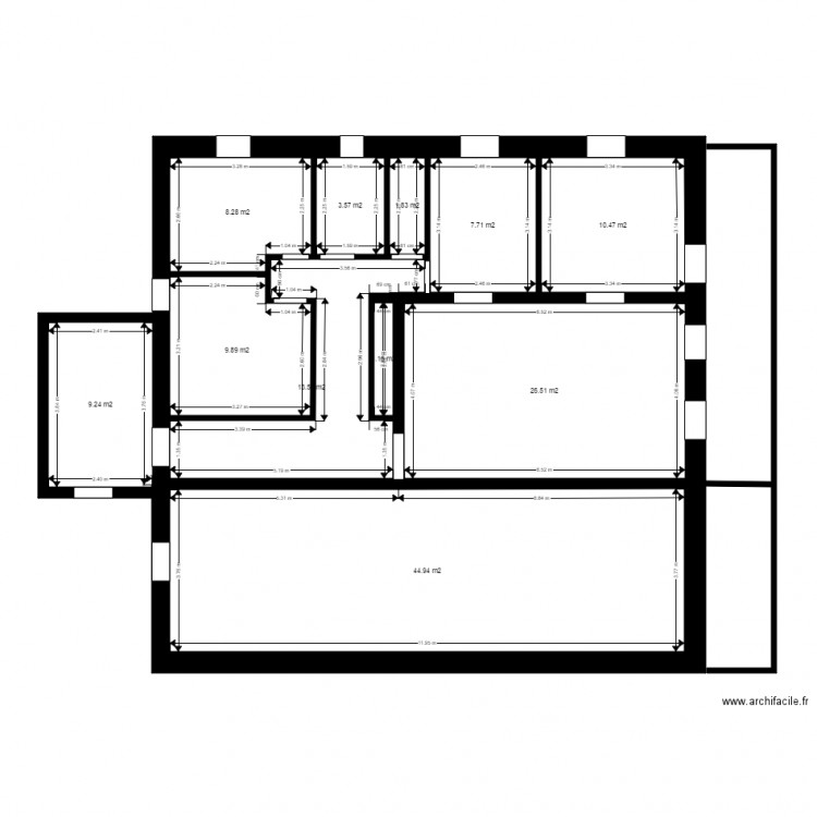 SCI 1er  étage. Plan de 0 pièce et 0 m2