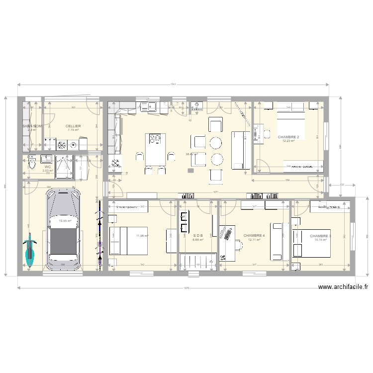 BELLO ROMAO 1 BIS AVEC CUISINE. Plan de 0 pièce et 0 m2