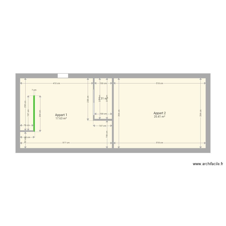 Plan ch et sde . Plan de 0 pièce et 0 m2