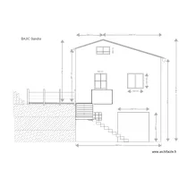 FACADE EST  TERRASSE garage