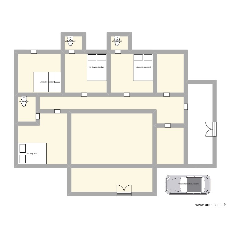 frère Dady. Plan de 0 pièce et 0 m2