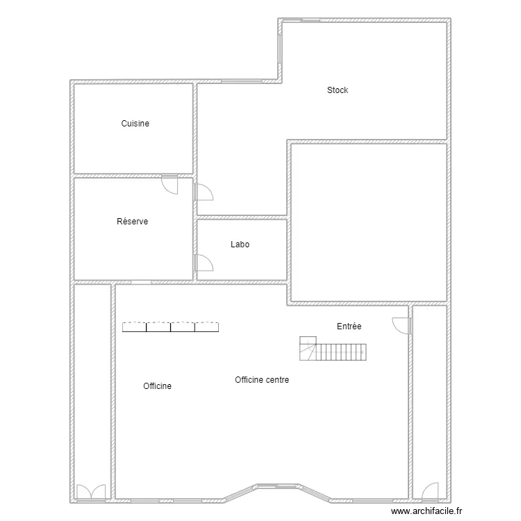 Pharmacie des plantes. Plan de 