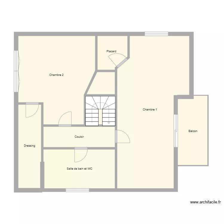 Croquis MASTIO Etage. Plan de 