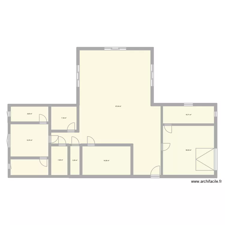 St Prim. Plan de 9  et 192 m²