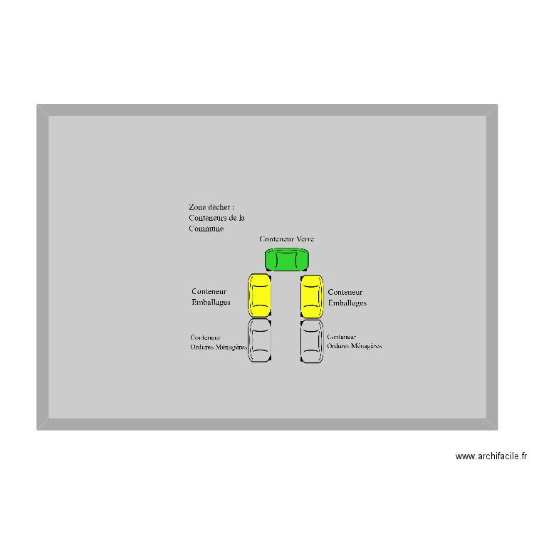 Dechet 2. Plan de 1 pièce et 75 m2