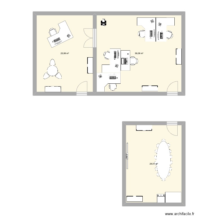 Bureau 2021. Plan de 0 pièce et 0 m2