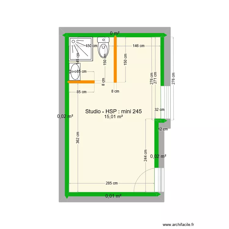 Steil - Projet studio. Plan de 